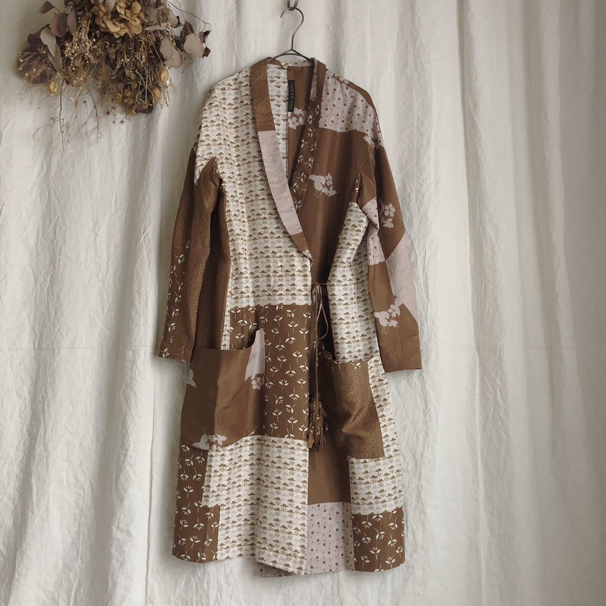 ほぼ未使用 TOWAVASE トワヴァース sarasa robe サラサ ローブ/コート