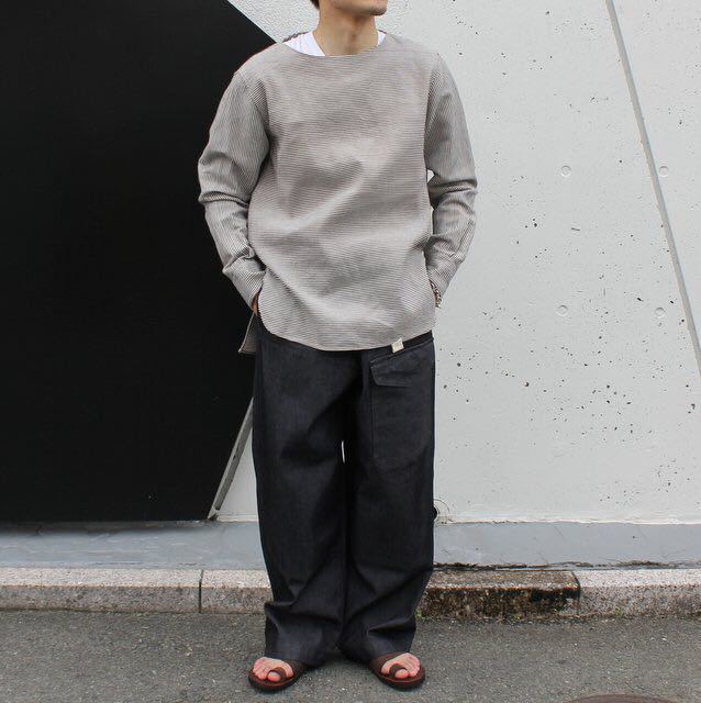 品質保証 STRIPE- SHIRTS SLEEPING シュス SUS-SOUS 未使用展示品 07