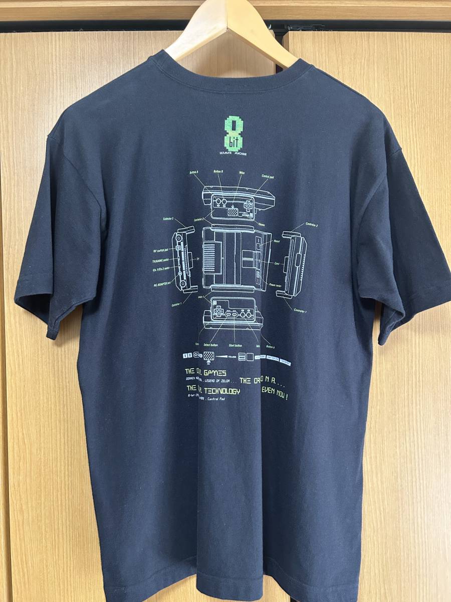 【希少 当時もの】KING OF GAMES：ファミリーコンピューター / 8bit展開図 Tシャツ 初版 ★Mサイズ☆ Vintage GAME T Shirt：ファミコンNES_画像1