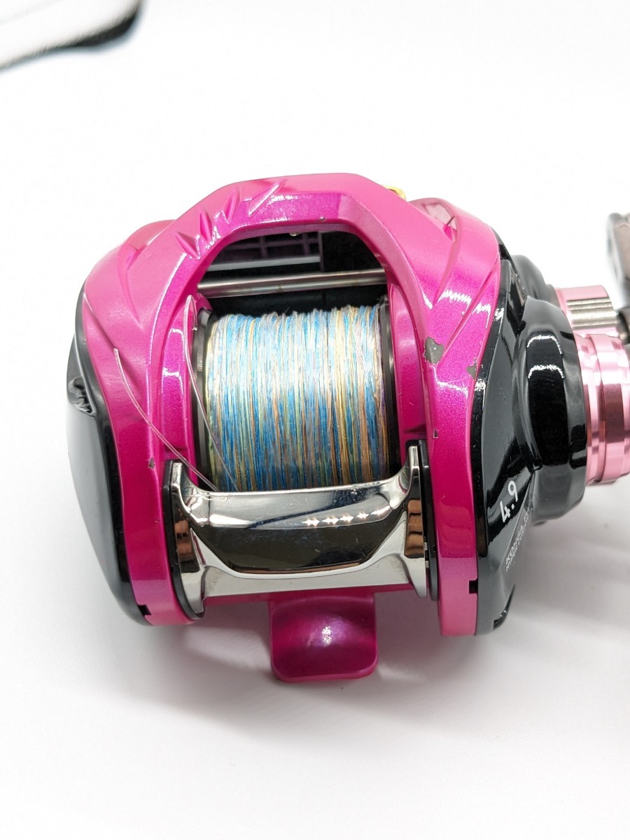Daiwa 紅牙TW ハイパーカスタム 4 9 ダイワ リール ピンク 右 Daiwa 紅牙TW ハイパーカスタム 4 9 ダイワ リール ピンク 右