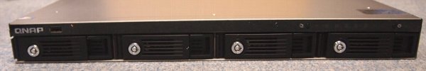 NoT166*QNAP 1U rack mount type 4 Bay NAS TS-459U-RP+ HDD loss . Junk!Bios. on OK/Atom D525-1.86GHz/ memory 1GB/ mainte possible person .*