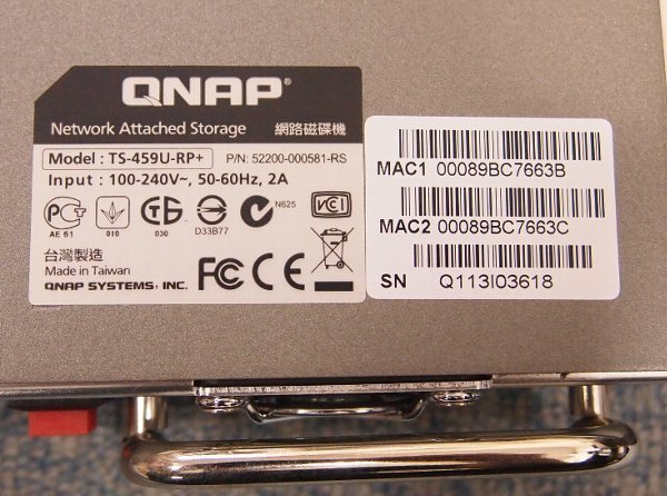 NoT166*QNAP 1U rack mount type 4 Bay NAS TS-459U-RP+ HDD loss . Junk!Bios. on OK/Atom D525-1.86GHz/ memory 1GB/ mainte possible person .*