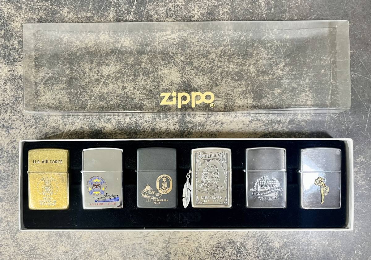 ☆x1) 未使用 zippo ジッポー USA製 U.S.AIRFORCE CHIFTAIN REDCLOUD