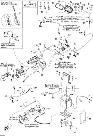 SEADOO RXT'08 OEM section (Electrical-System) parts Used [S6442-07]_画像3