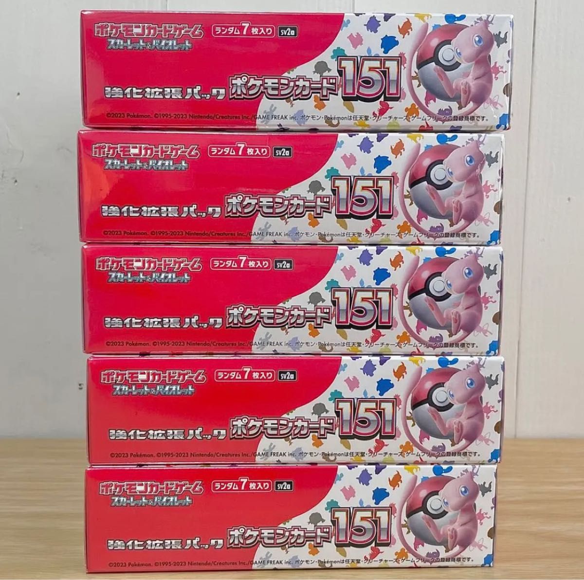 ポケモンカード 151 シュリンク付き 5BOX セット売り｜PayPayフリマ