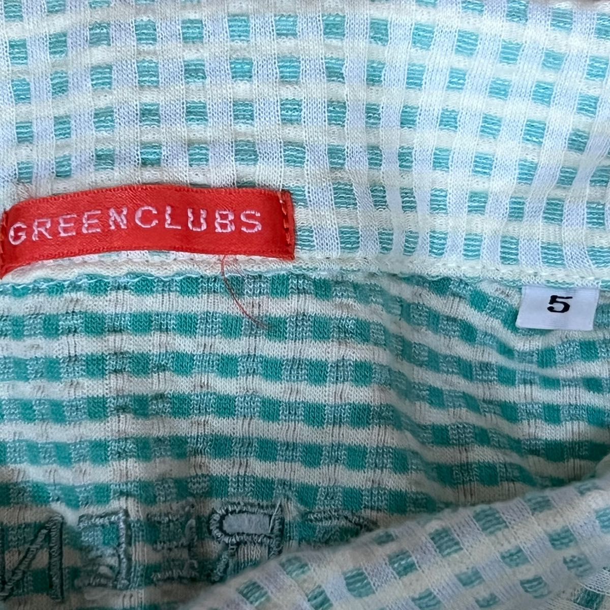 GREENCLUBS グリーンクラブ　ワッフル地ゴルフポロシャツ　L