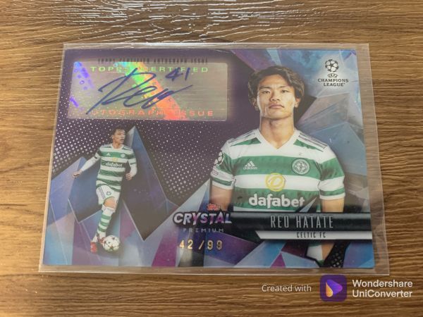 国内発送】2022-23/Topps Crystal/直筆サインカード/旗手怜央
