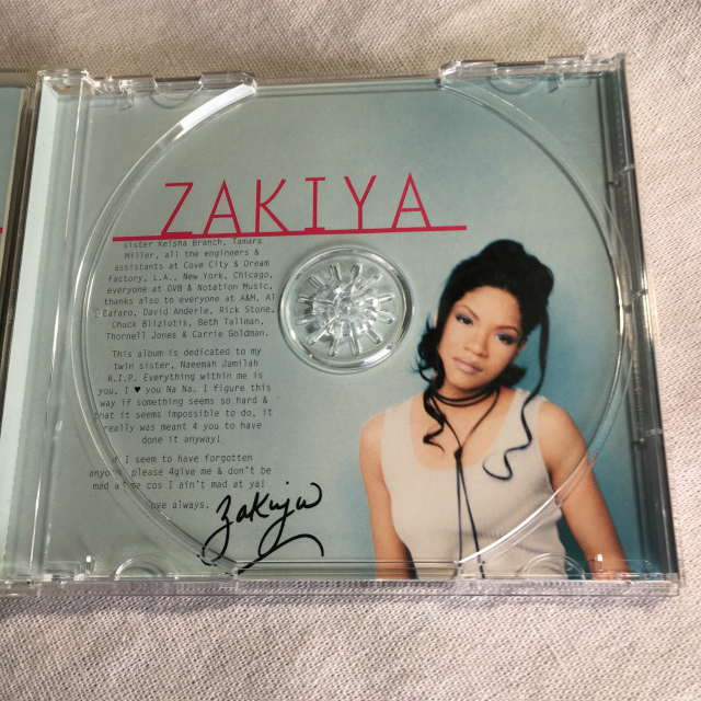 ZAKIYA「ZAKIYA」＊ヒット曲「My Love Won't Fade Away」収録　＊1996年リリース・デビューアルバムで唯一のアルバム_画像5