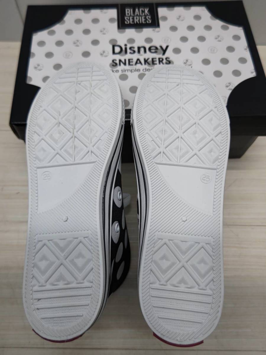 送料無料S76105 Disneyハイカットスニーカー 靴 ディズニー 25cm 美品良品の画像3