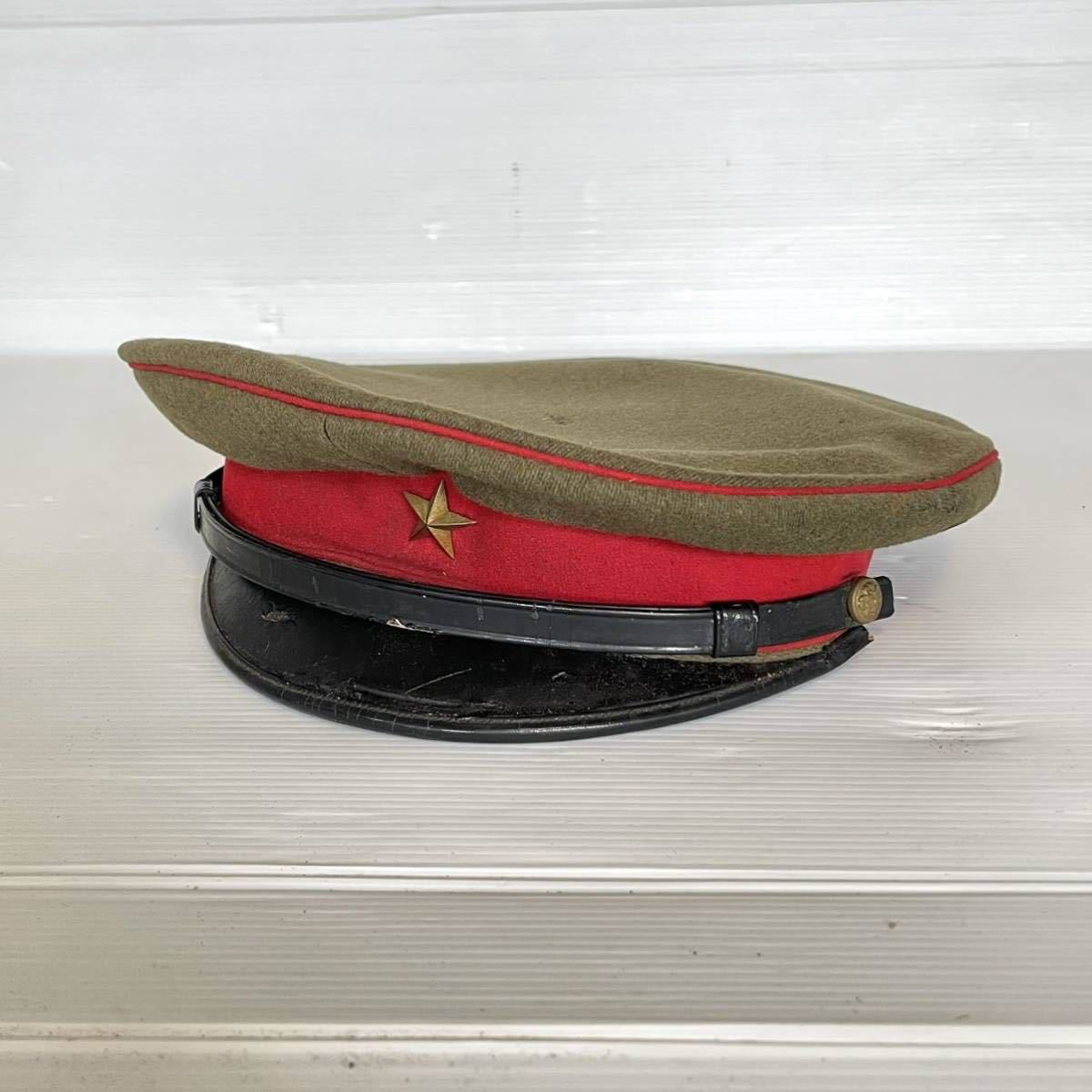 破損有り長期保管品旧日本陸軍将校用軍帽帽子制帽日本軍服軍衣大日本