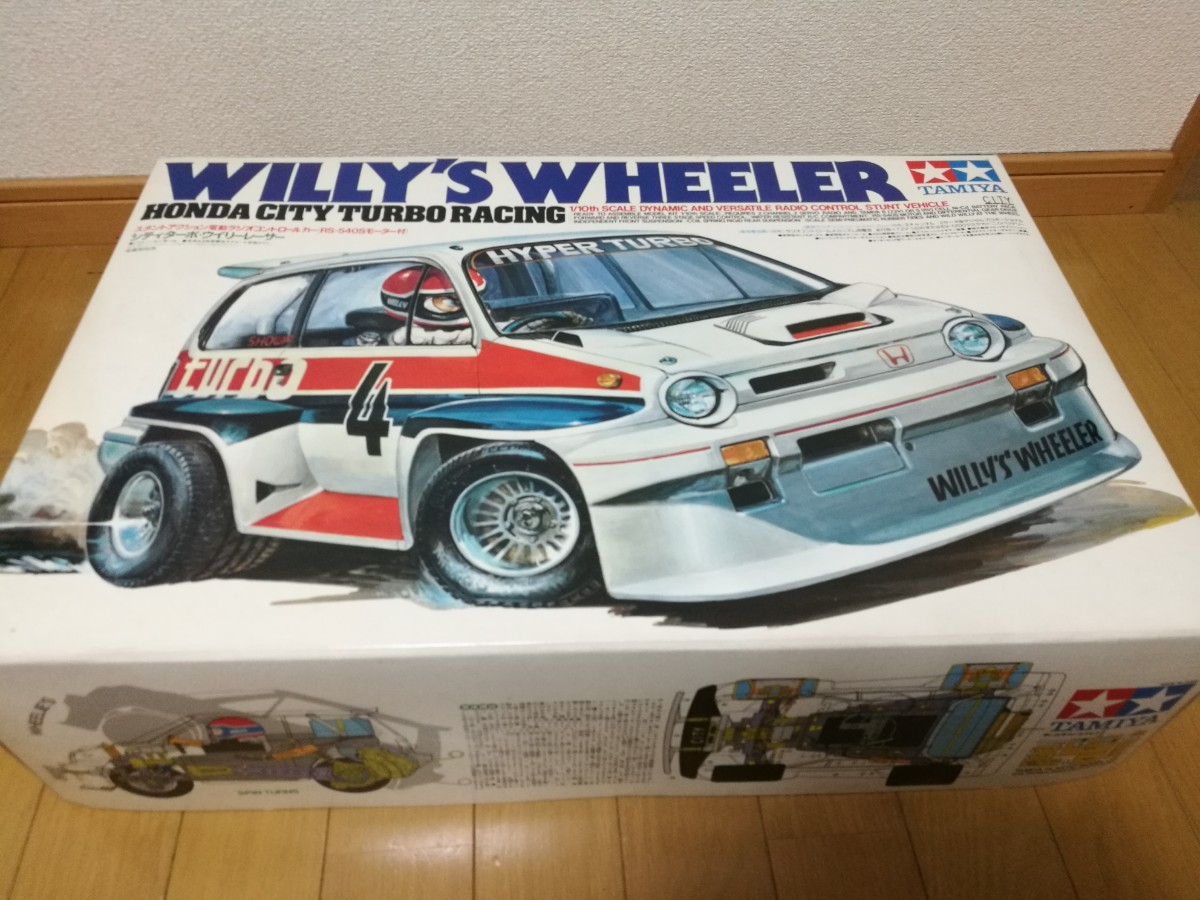 当時物】タミヤ 1/10 シティターボ・ウイリーレーサー 5839 新品 美品