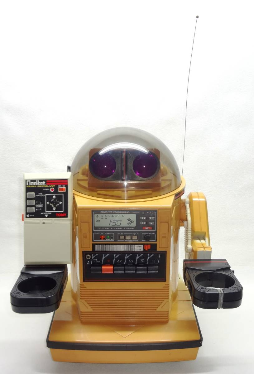 ジャンク TOMY OMNIBOT トミー オムニボット RX 5402B ラジコン機能付きロボット型カセットテープレコーダー