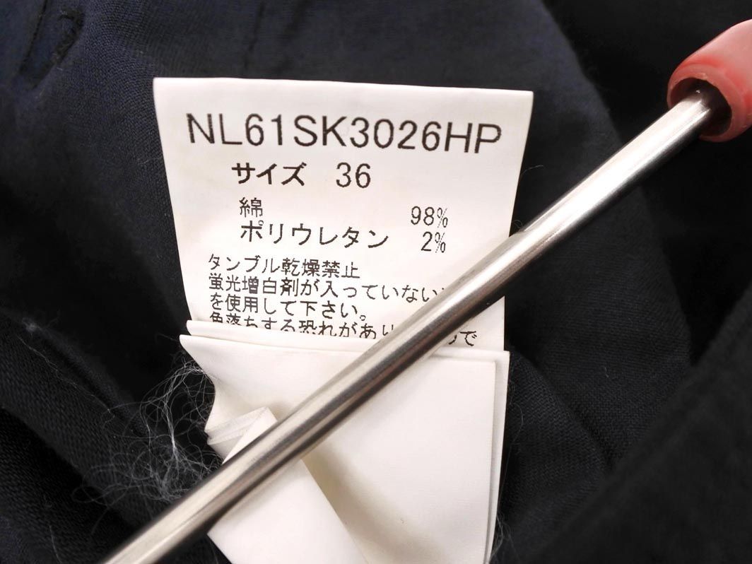 ネコポスOK nano universe ナノユニバース タイト スカート size36/黒 ■■ ☆ dga4 レディース_画像5