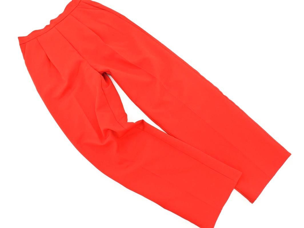 ネコポスOK MURUA ムルーア センタープレス パンツ sizeS/赤 ■■ ☆ dgb8 レディース_画像1