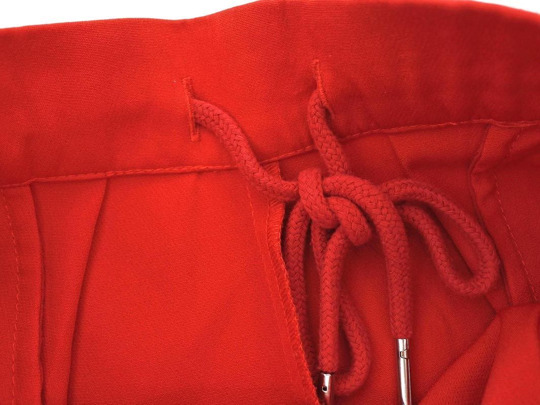 ネコポスOK MURUA ムルーア センタープレス パンツ sizeS/赤 ■■ ☆ dgb8 レディース_画像7
