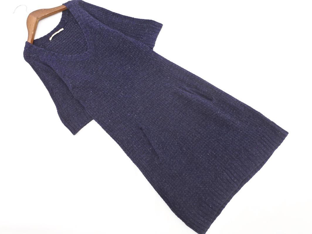 heliopole Aerio paul (pole) linen100% knitted One-piece size36/ dark blue #* * dgb9 lady's 