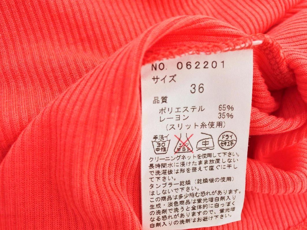 ネコポスOK 31 Sons de mode トランテアンソンドゥモード フレアスリーブ カットソー size36/ピンク ■◆ ☆ dgc5 レディース_画像4