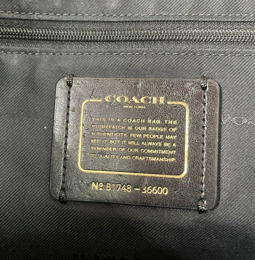 【美品】コーチ COACH ショルダーバック トートバック　オールシボレザー ブラック　男女兼用　定価12万