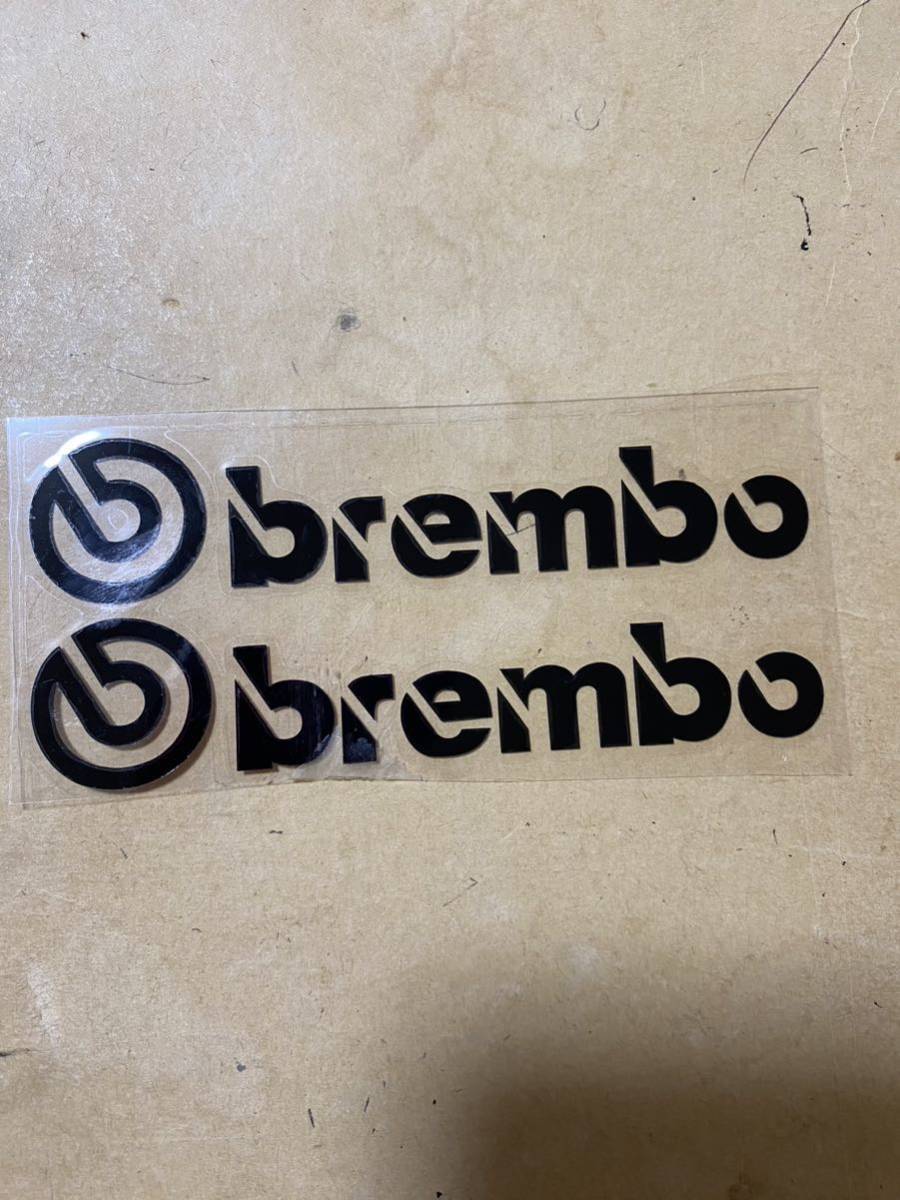 大brembo ブレンボ キャリパーなど2枚セットカーステッカーの画像1