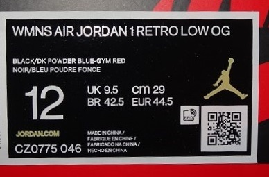 Nike Wmns Air Jordan 1 Retro Low OG NC to Chicago 29㎝ US12 新品 未使用 AJ1 レトロ ロー ノースカロライナ to シカゴ CZ0775-046_画像7