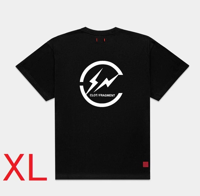 CLOT FRAGMENT DESIGN TEE XLサイズ ブラック 新品 未使用 クロット フラグメントデザイン 2023 Tシャツ 黒色 20TH ANNIVERSARYの画像1