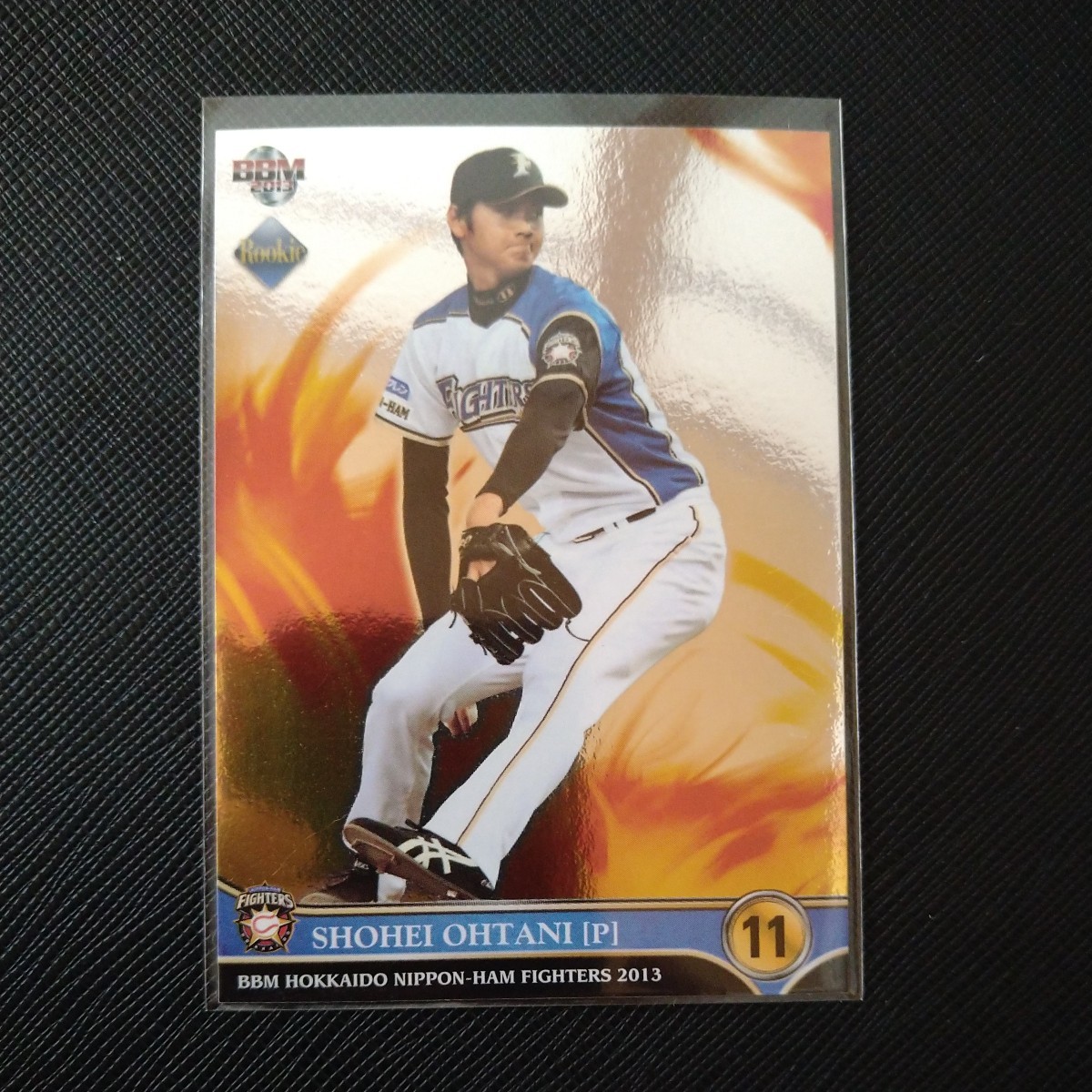 BBM 2013 large . sho flat RC Hokkaido Nippon-Ham Fighters F02a parallel version WBCenzerusShohei Ohtani rookie card 