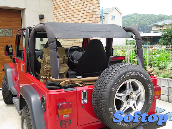 スパイダーウェブシェード SW1-TJ(Tan) JeepWrangler TJ 97-06用 SPIDERWEBSHADE ジープ・ラングラー_画像5