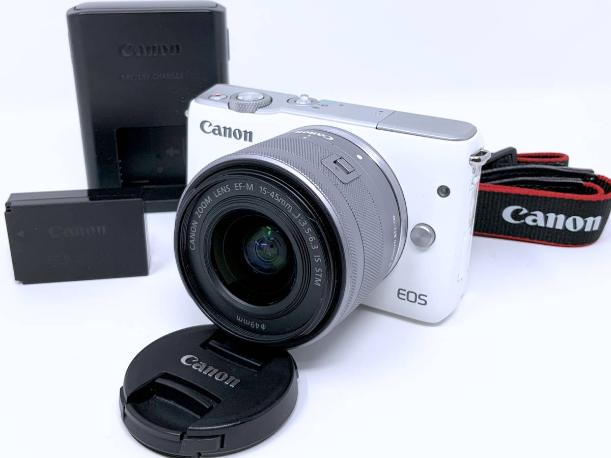 ◇美品◇Canon キャノン EOS M10 レンズキット EF-M15-45mm F3.5-6.3