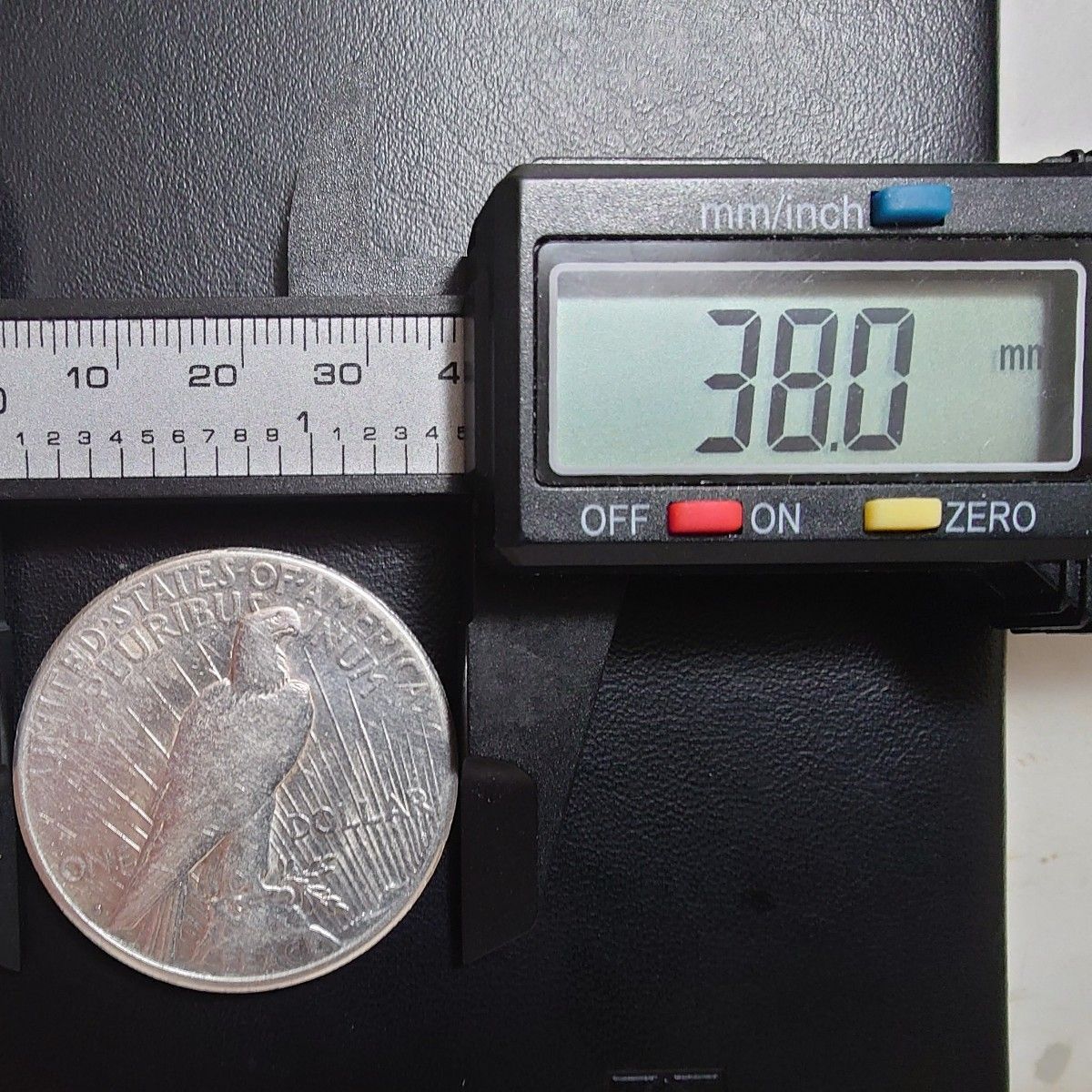1922年ピースダラー アメリカ銀貨 silver900 比重10 1 本物 1922年ピースダラー アメリカ銀貨 silver900 比重10 1 本物