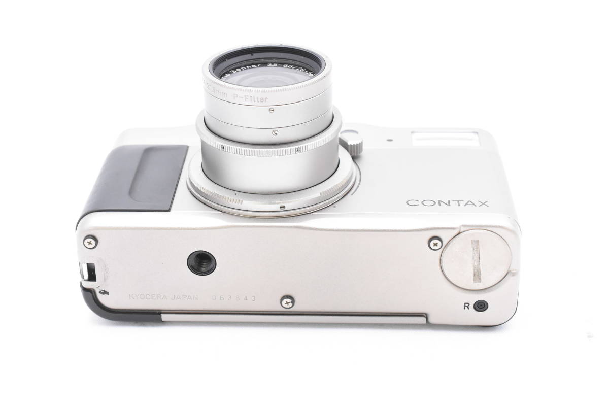 Yahoo!オークション - CONTAX コンタックス TVS シルバーボディ コンパ...