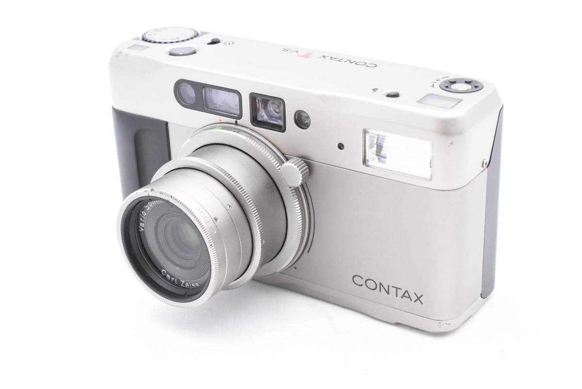 良好品】 CONTAX コンタックス TVS シルバーボディ コンパクトカメラ