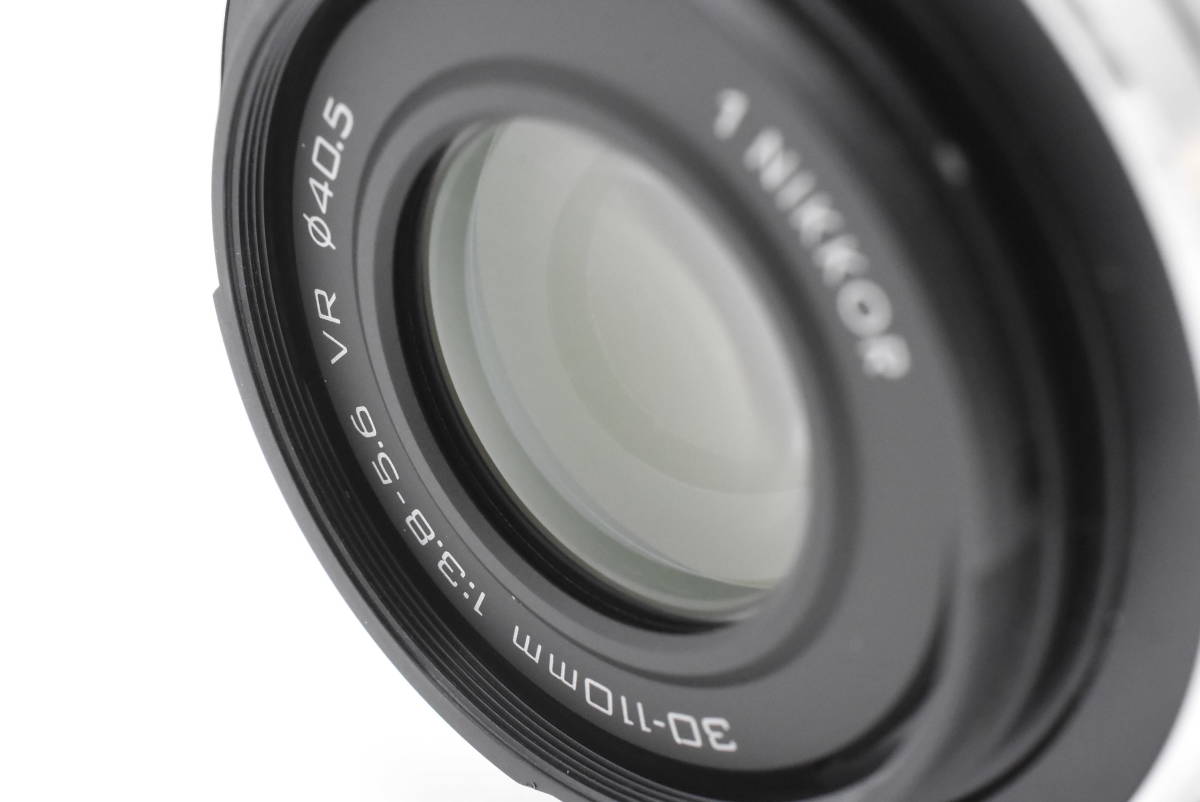 Nikon ニコン 1 J2 ホワイト + 1 NIKKOR 30-110mm F3.8-5.6 VR + 1 NIKKOR 10-30mm F3.5-5.6 VR レンズ (t3949)_画像8