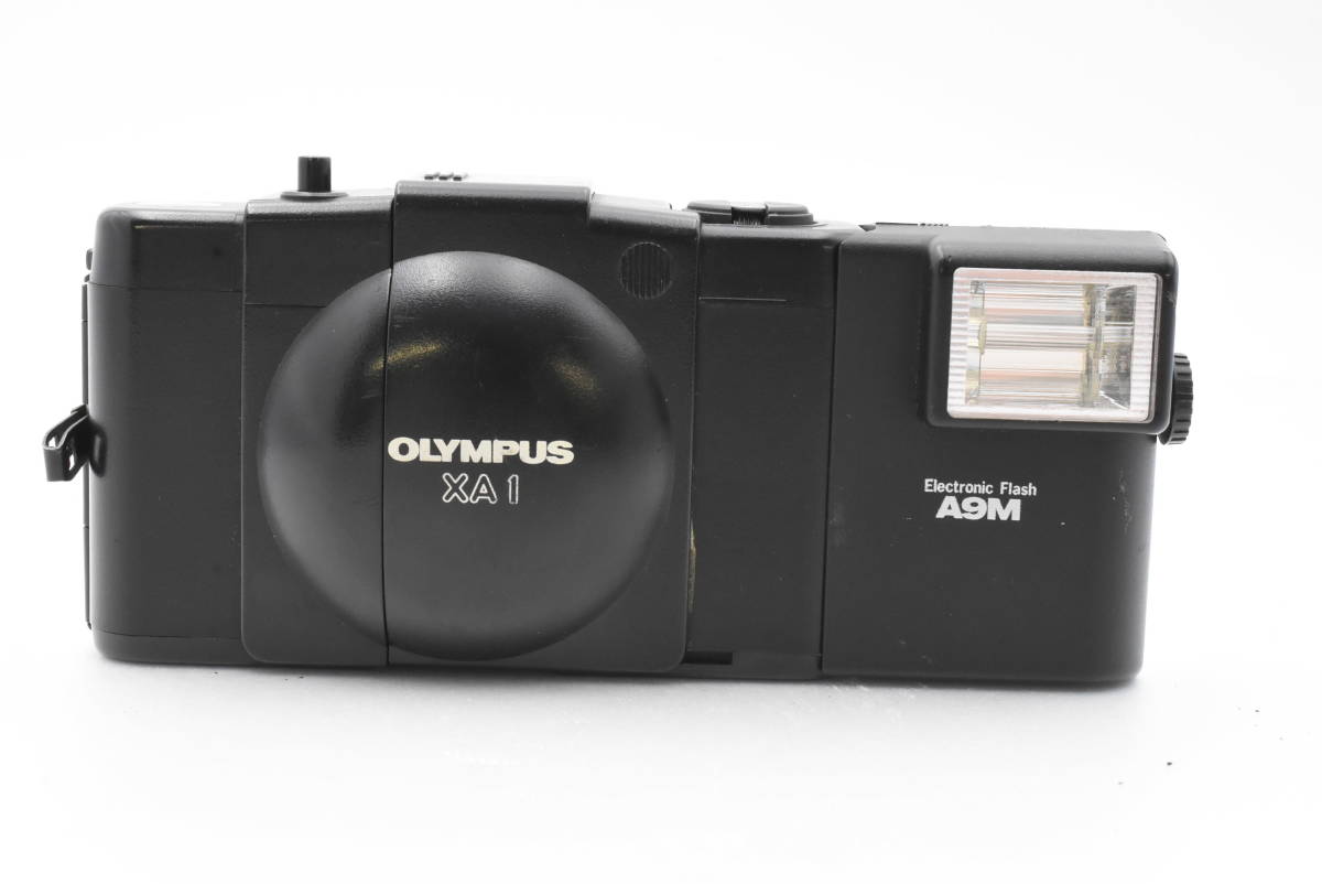 OLYMPUS オリンパス XA1 ブラックボディ フィルムカメラ コンパクトカメラ + A9M (t3762)