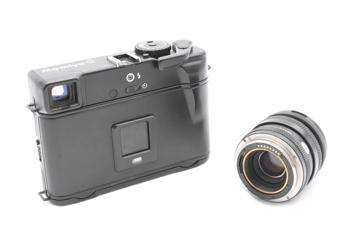 マミヤ New Mamiya 6 フィルムカメラ ブラックボディ + G 75mm F/3.5 L レンズ (t3362)