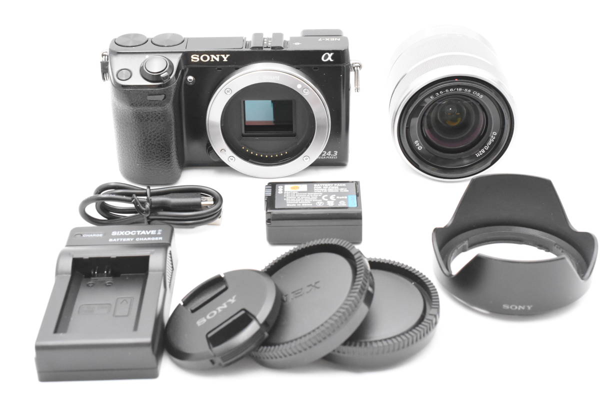 Sony ソニー NEX-7 ブラックボディ ミラーレス一眼レフカメラ + E 18