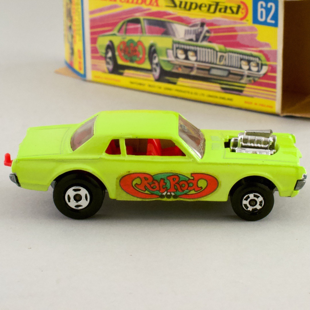 イギリス マッチボックス（matchbox） superfast MERCURY COUGAR RAT ROD DRAGSTER No.62 1970_画像1