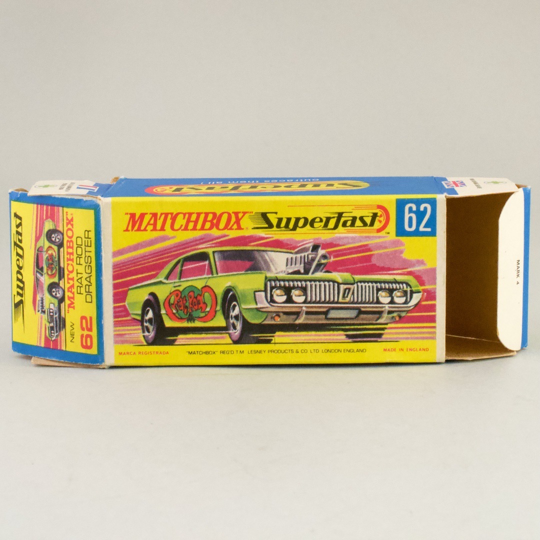 イギリス マッチボックス（matchbox） superfast MERCURY COUGAR RAT ROD DRAGSTER No.62 1970_画像10
