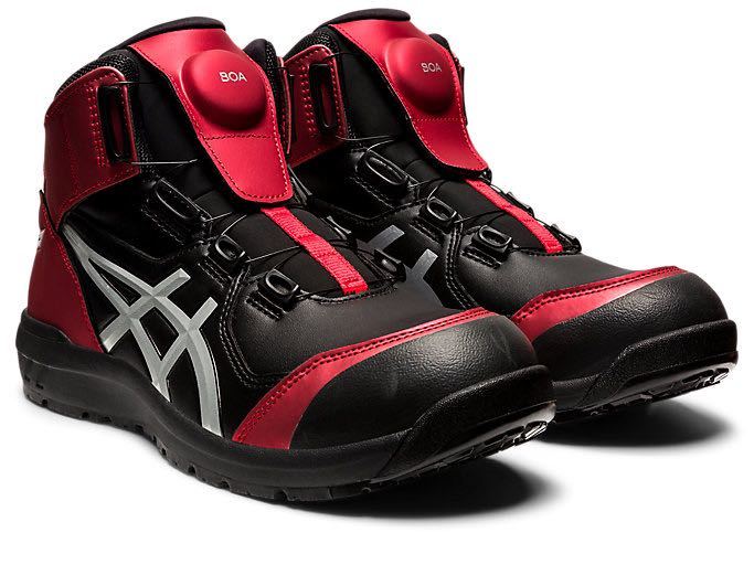 限定カラー ブラック×ピュアシルバー アシックス CP304 安全靴 限定カラー ブラック×ピュアシルバー アシックス CP304 安全靴