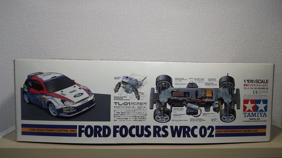タミヤ TL-01 フォード フォーカス RS WRC 02 1/10 電動RCカー 4WD 未