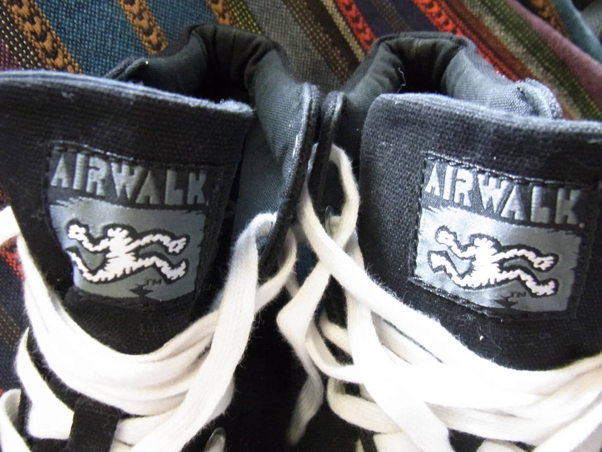 не использовался товар воздушный walk airwalk парусина спортивные туфли hi 27-27,5 примерно skate