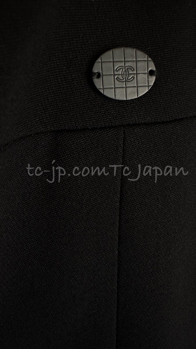 シャネル ジャケット スーツ CHANEL ラック・ウール・CCロゴボタン・ダブル F38_画像8
