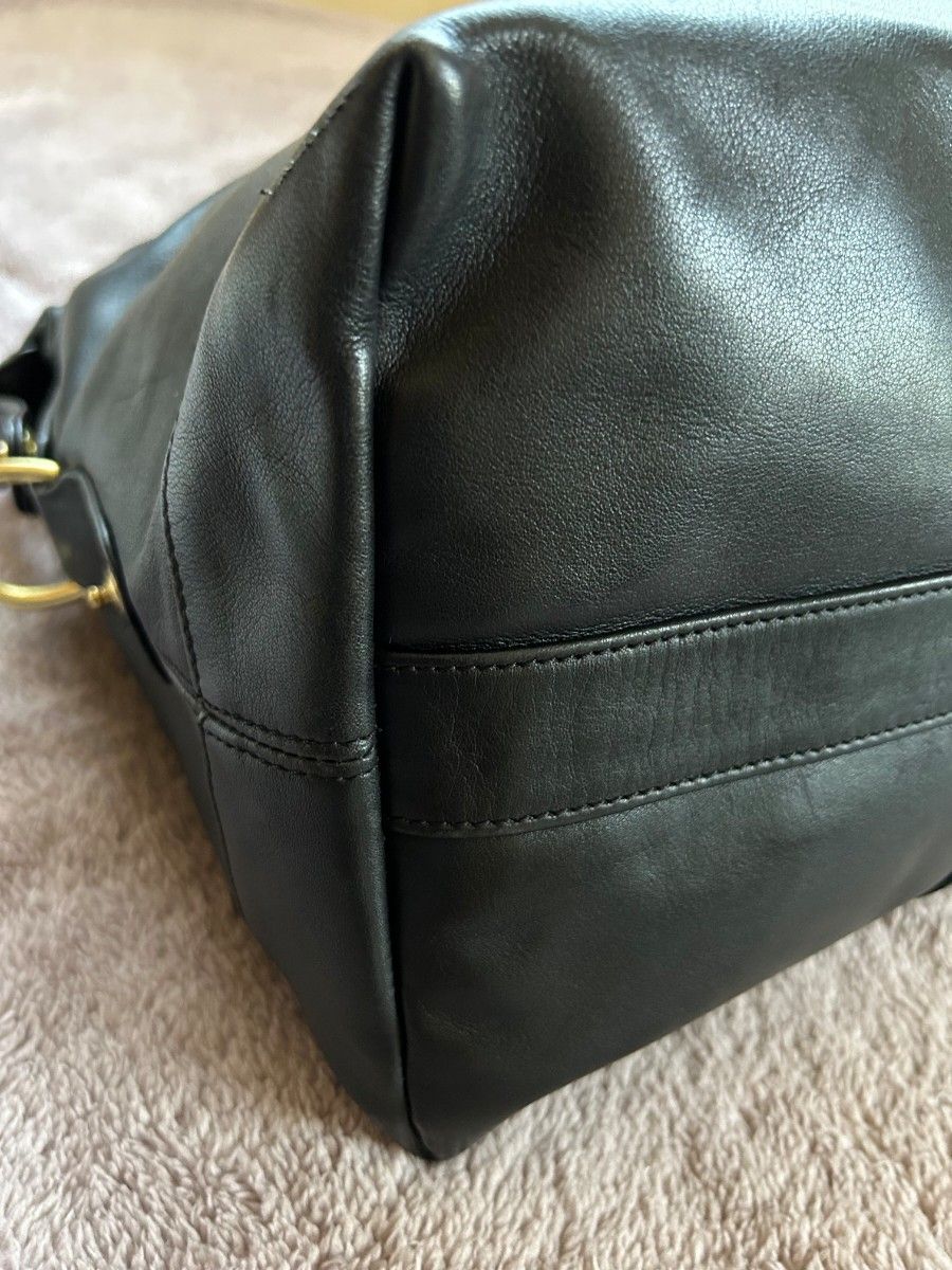 COACH 大容量 オールドコーチボストンバック BK