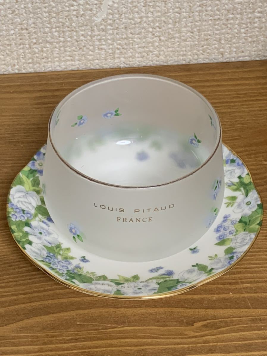 【未使用】 LOUIS PITAUD ルイピトー  茶托付き冷茶セット 5客セット！！の画像5