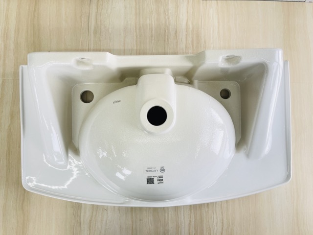 未使用 壁掛洗面器 TOTO L270CM #NW1 トイレ部材 住宅設備 手洗器 手洗ボウル/64007在★2_画像7