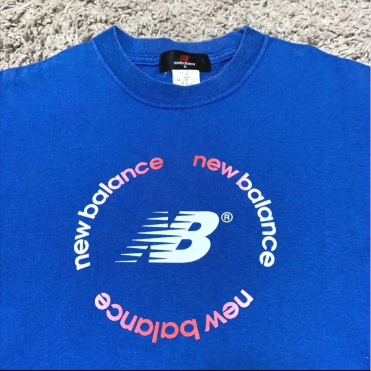 90s New Balanceニューバランス 半袖Tシャツy2kヴィンテージ古着
