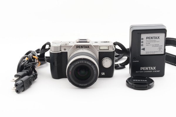 ADS1632★ 美品 ★ ペンタックス PENTAX Q ボディ + 02 STANDARD 5-15mm 撮影枚数4845_画像1