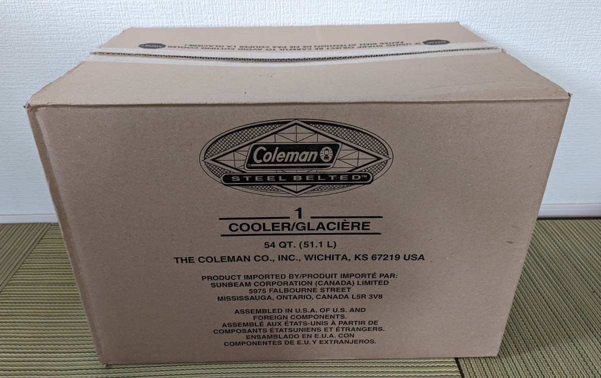 21年 コールマン 54QT スチールベルトクーラー バターナッツ|Yahoo