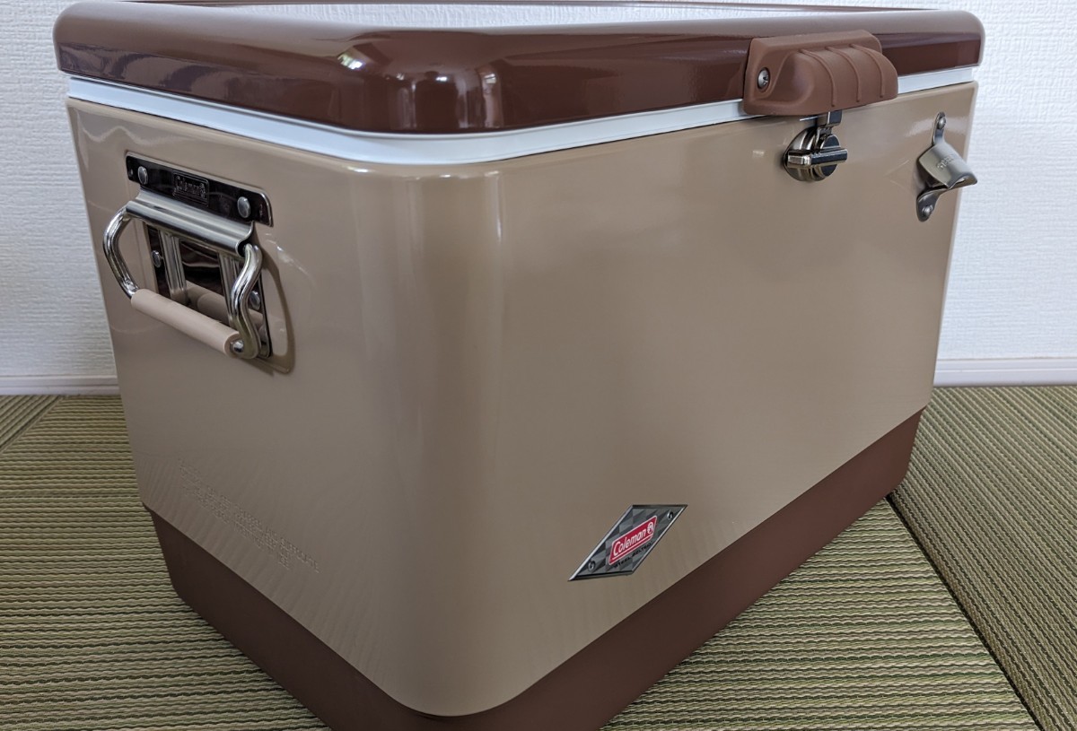 21年 コールマン 54QT スチールベルトクーラー バターナッツ|Yahoo