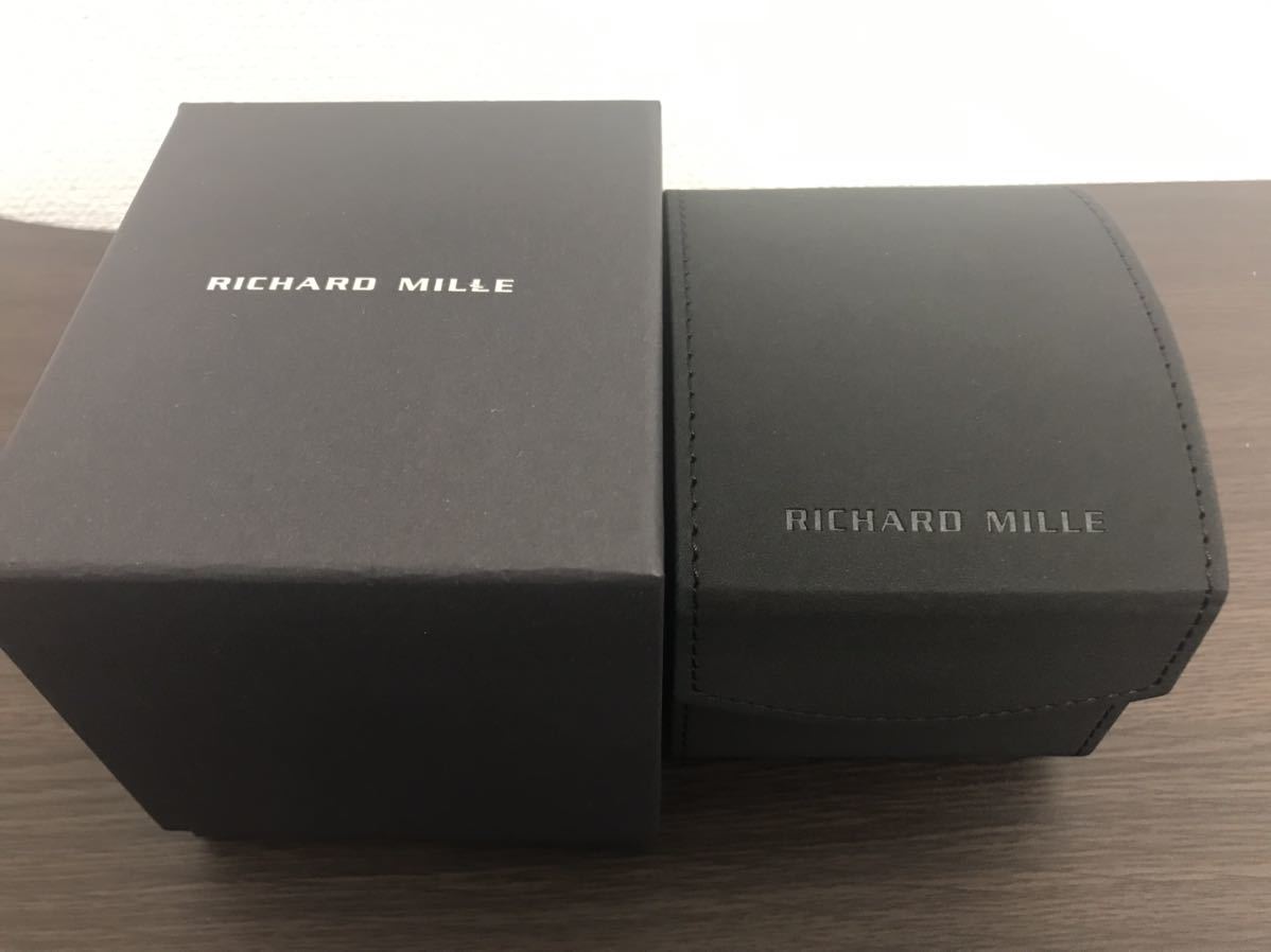  unused li car -ru Mill watch case RICHARD MILLE black black Novelty interior travel case 