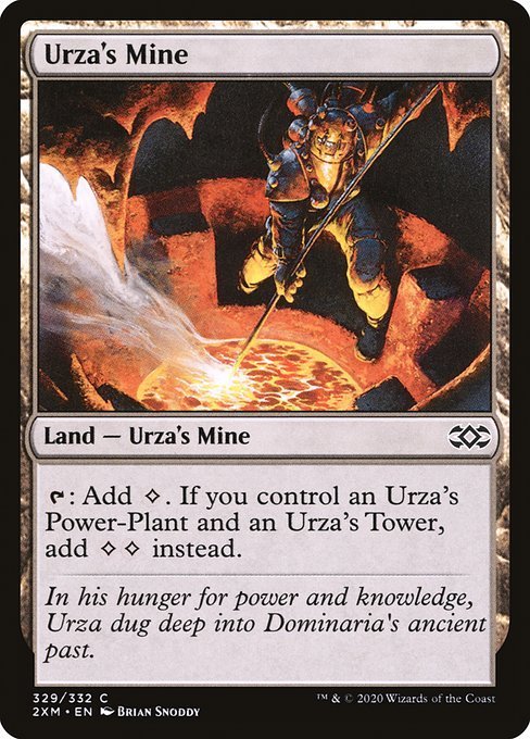 MTG ■土地/英語版■ 《ウルザの鉱山/Urza's Mine》ダブルマスターズ 2XM_画像1